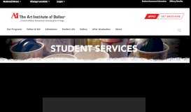 
							         Student Services | The Art Institute of Dallas, a branch of Miami ...								  
							    