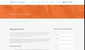 
							         Student Services | Trillium College								  
							    