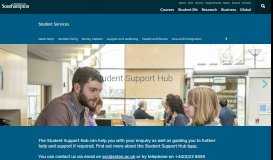 
							         Student Services | University of Southampton								  
							    
