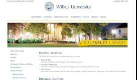 
							         Student Services - Website - LibGuides at Wilkes University								  
							    
