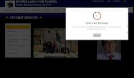 
							         Student Services / Welcome - Round Lake School District								  
							    