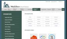 
							         Student Site / Student Site | Home - Mukilteo School District								  
							    