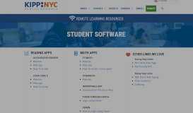 
							         Student Software | KIPP NYC								  
							    