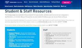 
							         Student & Staff Resources | Oaklands College								  
							    