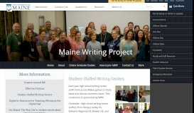 
							         Student-Staffed Writing Centers - Maine Writing Project - University of ...								  
							    