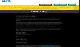 
							         Student Success - AMDA								  
							    