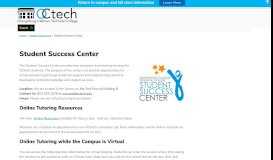 
							         Student Success Center - Orangeburg-Calhoun ... - OCtech								  
							    