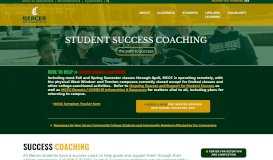 
							         Student Success Coaching - Mercer County Community College								  
							    