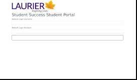 
							         Student Success Student Portal								  
							    