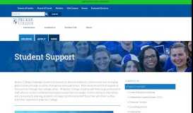 
							         Student Support - Becker College								  
							    