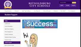 
							         Student Support - Reynoldsburg City Schools								  
							    