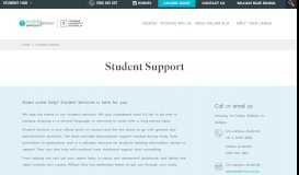 
							         Student Support | Study With Us | William Blue								  
							    