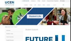 
							         Student Support | UCEN Manchester								  
							    