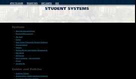 
							         Student Systems | Xavier University								  
							    