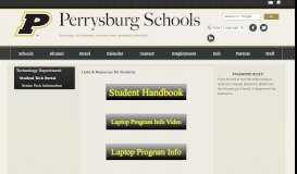 
							         Student Tech Portal - Perrysburg Schools								  
							    