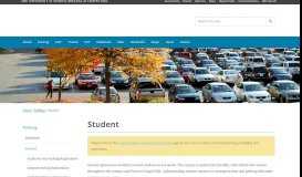 
							         Student - Transportation and Parking								  
							    