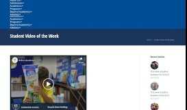 
							         Student Video of the Week – Balboa Academy / International School in ...								  
							    