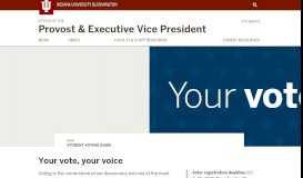 
							         Student voting guide: Office of the Provost & Executive Vice President ...								  
							    