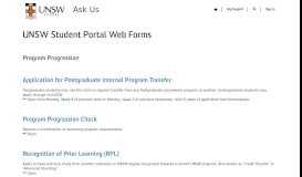 
							         Student Web Forms - Ask Us								  
							    