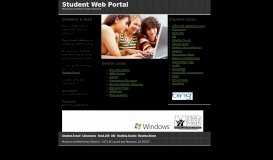 
							         Student Web Portal								  
							    