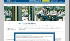 
							         Studentenschaft - EBS Universität für Wirtschaft und Recht								  
							    