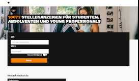 
							         StudentJob.de – die Jobbörse für Studenten und Absolventen ...								  
							    