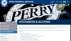 
							         Students & Alumni - Perry Technical Institute								  
							    