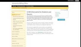 
							         Students and Parents - University Billing Office - University of Iowa								  
							    