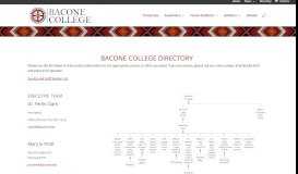 
							         Students - Bacone College								  
							    