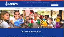 
							         Students | Barton College								  
							    