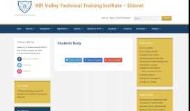
							         Students Body – Rift Valley Technical Training Institute – Eldoret								  
							    