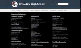 
							         Students - Brookline High School								  
							    