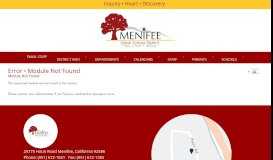
							         Students Can Login From Home • Page - Menifee Union School District								  
							    