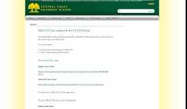 
							         Students - Central Coast Grammar School Portal > Home								  
							    