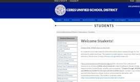
							         Students - Ceres Unified School District								  
							    