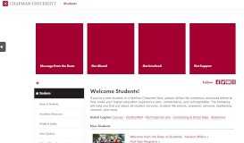 
							         Students | Chapman University								  
							    