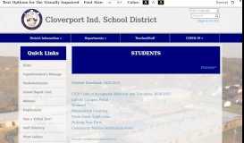 
							         STUDENTS - Cloverport Ind. School District								  
							    