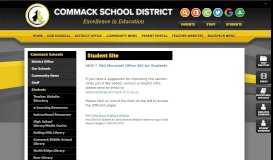 
							         Students - Commack Schools								  
							    