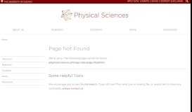 
							         Students | Division of the Physical Sciences | The University of Chicago								  
							    