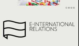 
							         Students — E-International Relations								  
							    