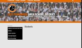 
							         Students | East Pennsboro School District								  
							    