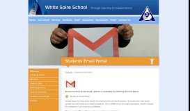 
							         Students Email Portal | White Spire School								  
							    