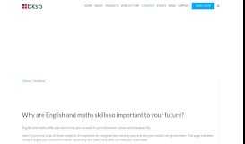 
							         Students | English and maths skills | Education | bksb								  
							    