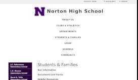 
							         Students & Families - Norton School District - Norton Public Schools								  
							    