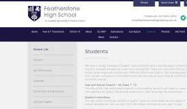 
							         Students | Featherstone High School, 11 Montague Waye, Southall ...								  
							    