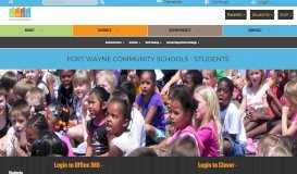 
							         Students - Fort Wayne Community Schools								  
							    