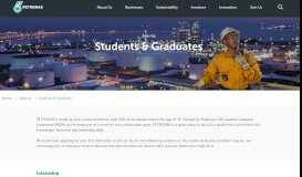 
							         Students & Graduates | PETRONAS								  
							    