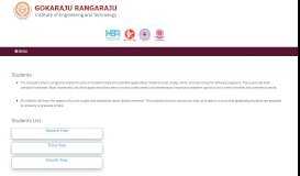 
							         Students - GRIET - Gokaraju Rangaraju Institute of ...								  
							    