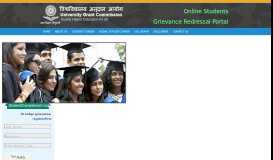 
							         Students Grievance Redressal Portal - UGC								  
							    