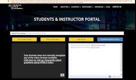 
							         Students & Instructor Portal - Digital Film Academy								  
							    